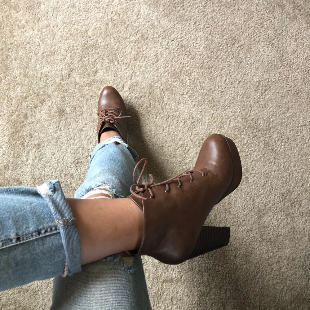 Pleather Casual Wear Booties